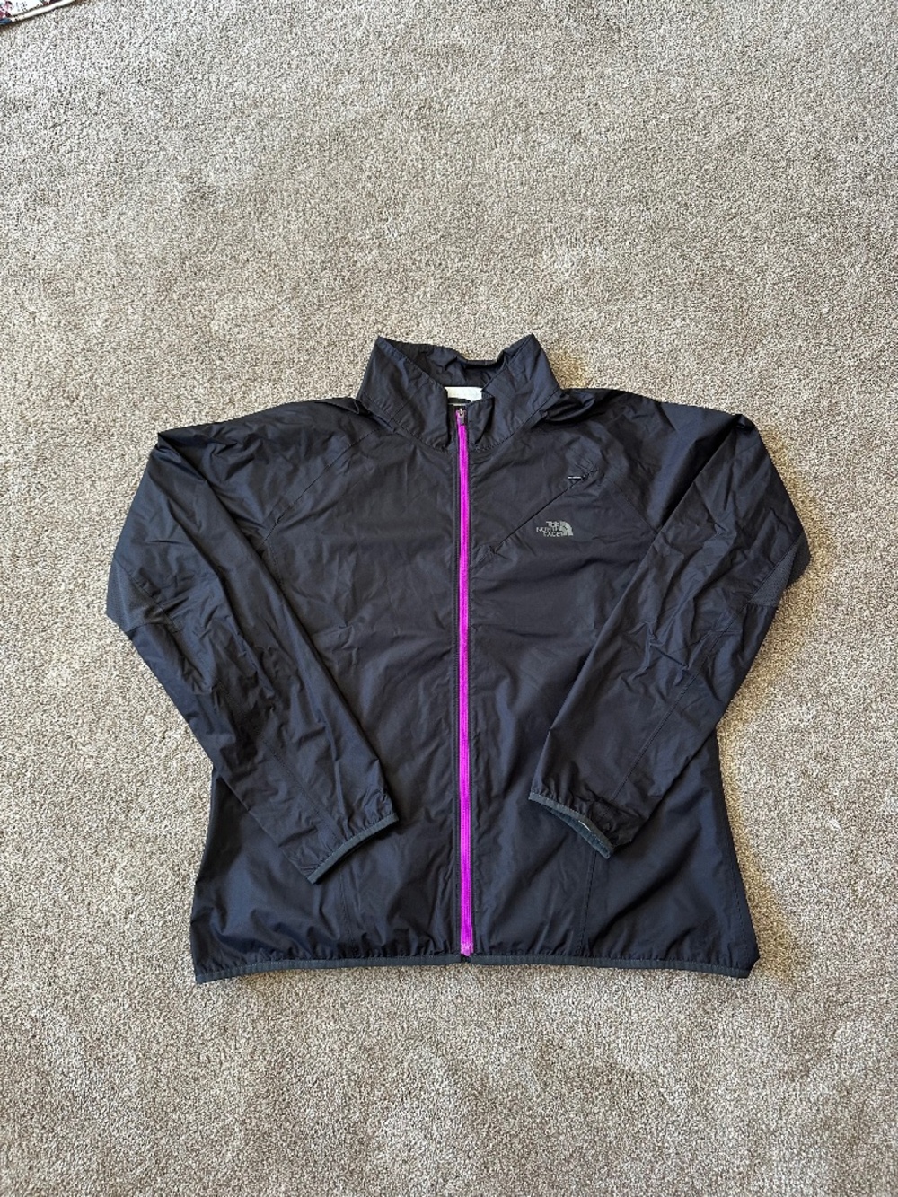North Face Women's Black Packable Running Jacket XL